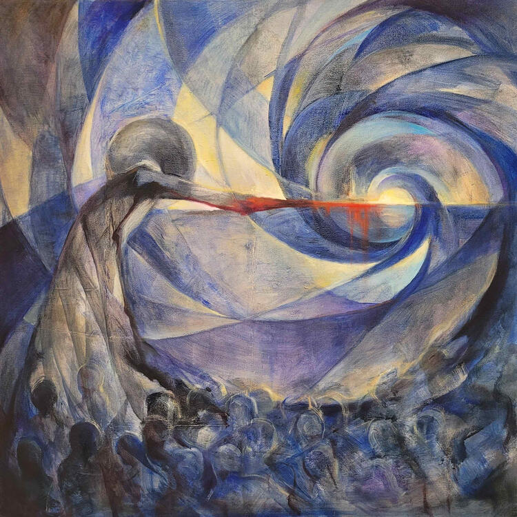 The Midnight Motive, oil on canvas (2024)